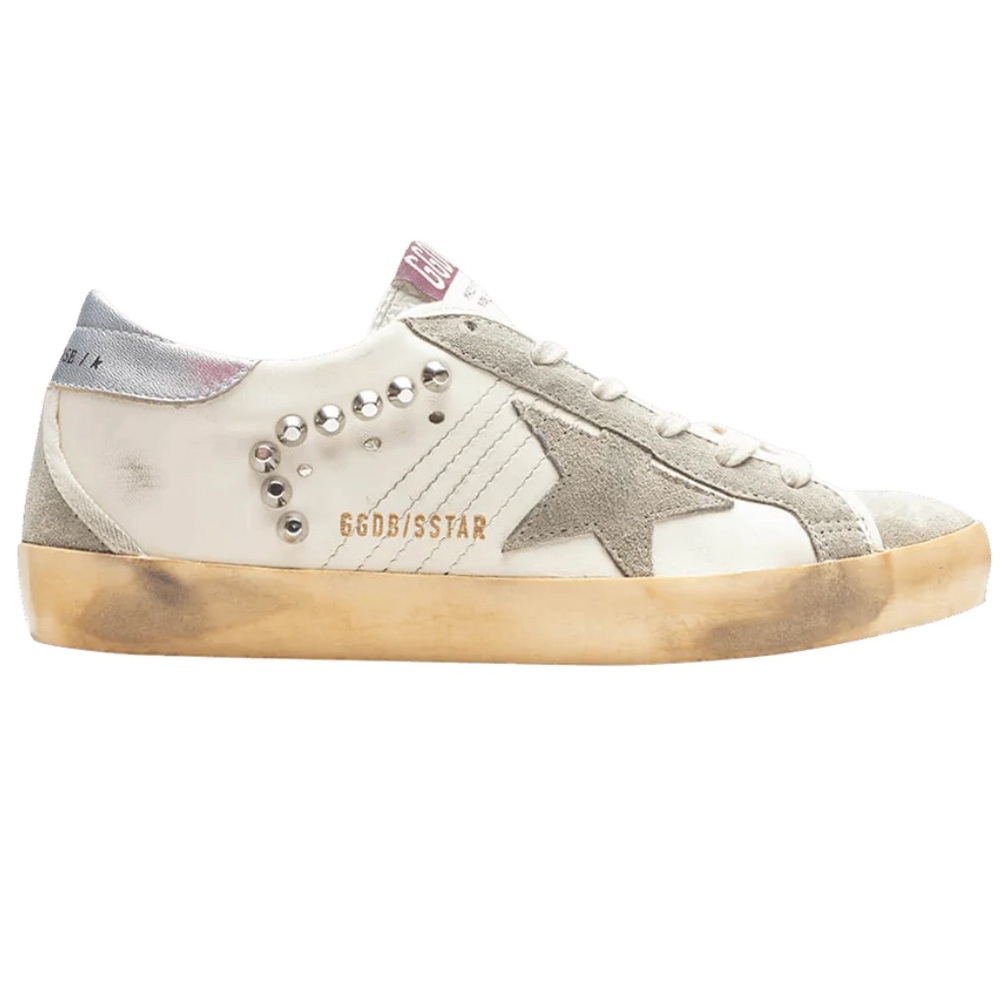 New Golden Goose Super Star Classic Sneaker with Studs - Never Worn